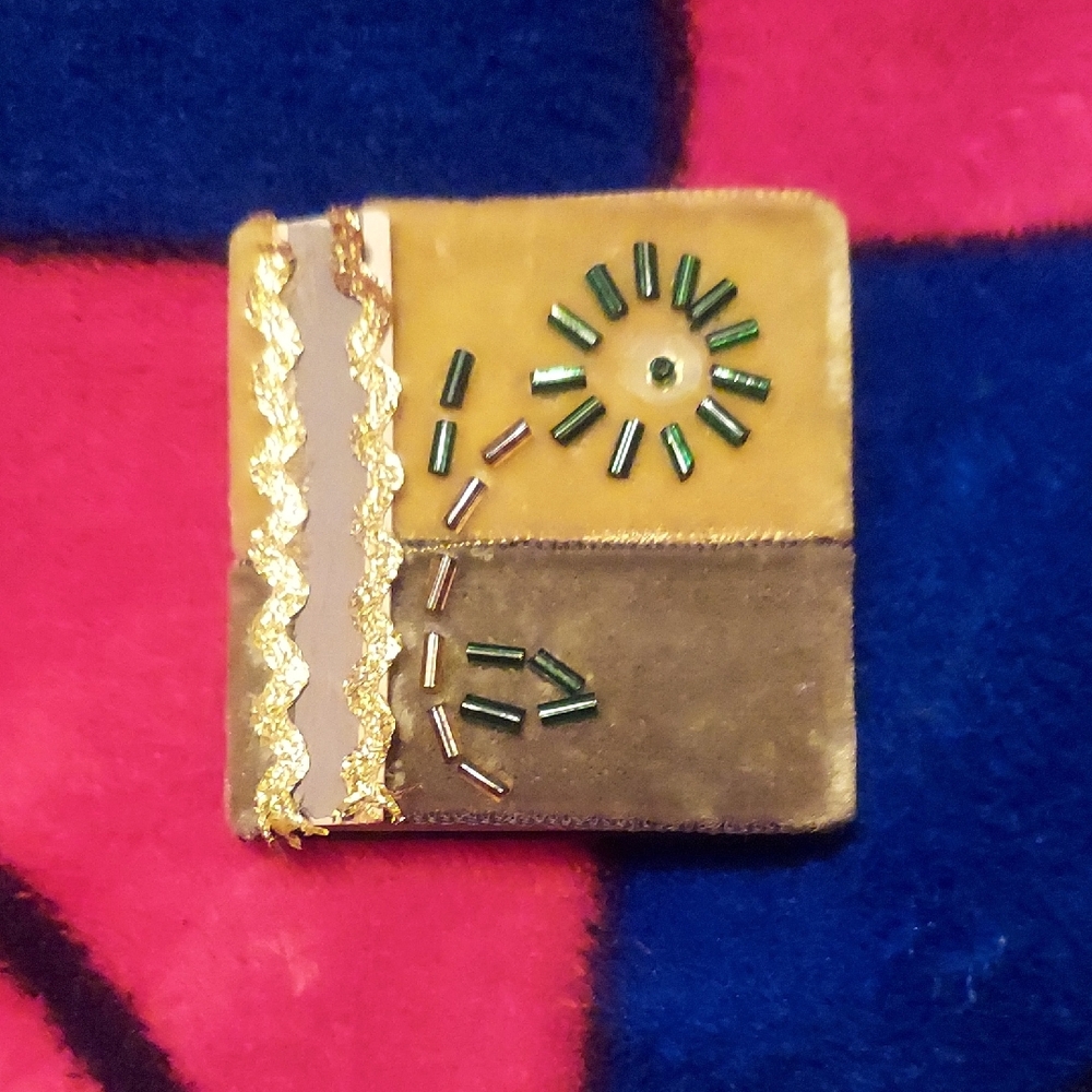 Adorabke Vintage Deadstock Upcycled Beaded Velvet Match Boom